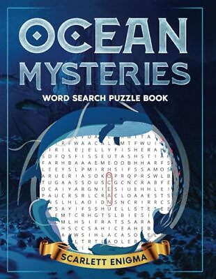 #ad Ocean Mysteries Word Search Puzzle Book: Interesting Fun Facts amp; Trivia on Sea L $19.26