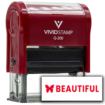 #ad Vivid Stamp Beautiful Self Inking Rubber Stamps $11.87