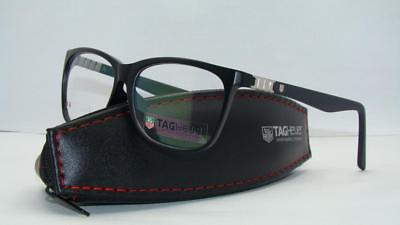 #ad TAG HEUER LEGEND TH 9354 001 Matt Black Brille Glasses Eyeglasses Frames Size 55 GBP 131.10
