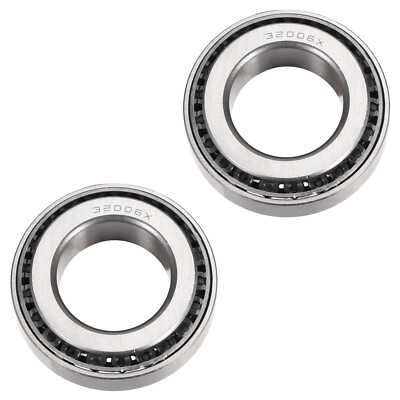 #ad 2pcs 32006X Tapered Roller Bearing Cone Set 30mm Bore 55mm OD 17mm Thickness $19.30
