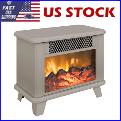 Electric Fireplace Personal Floor Standing Space Heater Home Office Tabletop $36.94