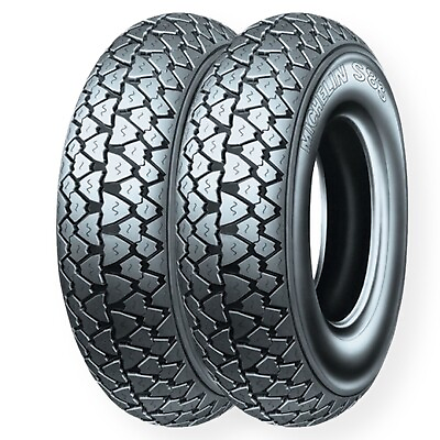 #ad Lambretta Li GP SX TV Michelin S83 350 x 10 Tyre 2 Tyre Bundle Tubed Tubeless GBP 79.99