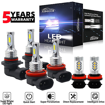 #ad 6000K LED Headlights Bulbs Fog Lights For Toyota Camry 2007 2008 2009 2014 $39.99