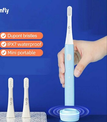 #ad Electric toothbrush with replaceable AA Battery and additional Brush Heads incl $5.75