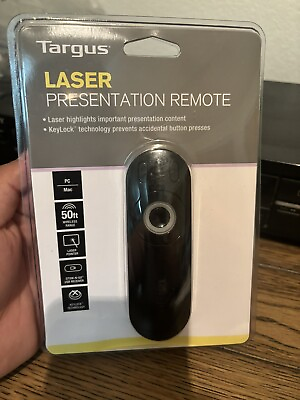 #ad Targus Laser Presentation Remote with Key Lock Technology to Lock Non Essential $26.00