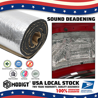 #ad Automotive Noise Deadening Heat Shield Insulation Sound Deadener Mat Dampening $31.95