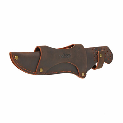 #ad TOURBON Leather Hunt Knives Sheath Fixed Blade Horizontal Vertical Belt Holder $21.59