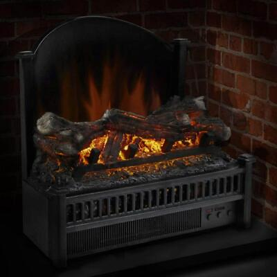 #ad Pleasant Hearth Electric Fireplace Logs 23quot; Removable Fireback Glowing Embers $124.00