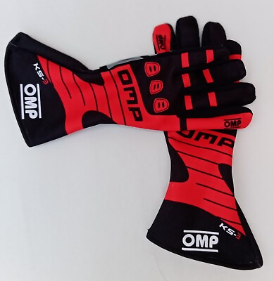 #ad Go Kart Racing Gloves OMP KS 3 Gloves Lightweight sublimated printing Gloves $21.00
