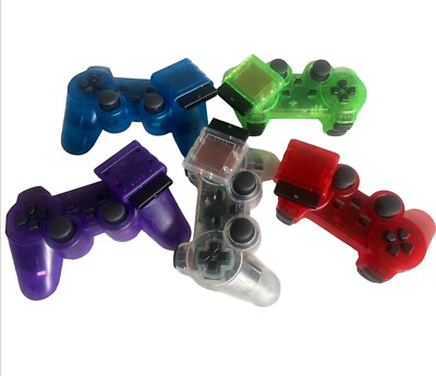 #ad 1 2Pcs For PlayStation PS2 2.4GHz Vibration Wireless Controller Gamepad $11.25