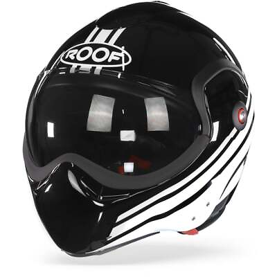 #ad ROOF BoXXer Sting Black White Modular Helmet New Fast Shipping $284.45