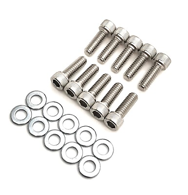 #ad BB Chevy Timing Chain Cover Bolts BBC 396 427 454 496 502 V8 Allen Socket Head $8.97
