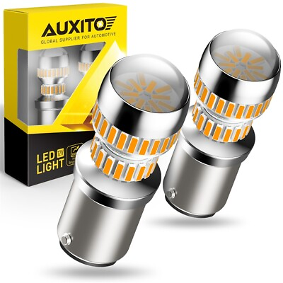 #ad AUXITO 1157 LED Turn Signal Bulbs Light CANBUS Anti Hyper Flash Error Free New $15.99