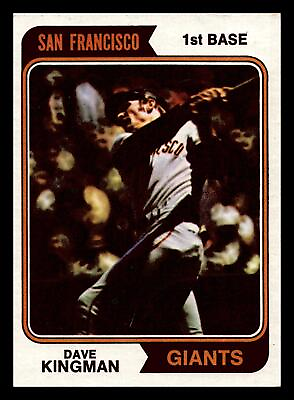 #ad 1974 Topps Dave Kingman #610 San Francisco Giants Vintage Baseball VG EX $2.00