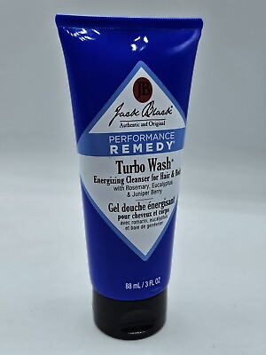 #ad Jack Black Turbo Wash Energizing Cleanser For Hair amp; Body 3 fl.oz $10.95