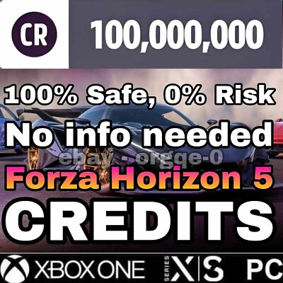 #ad 100 M CREDITS Forza Horizon 5 XBOX PC STEAM Read the Description $4.99