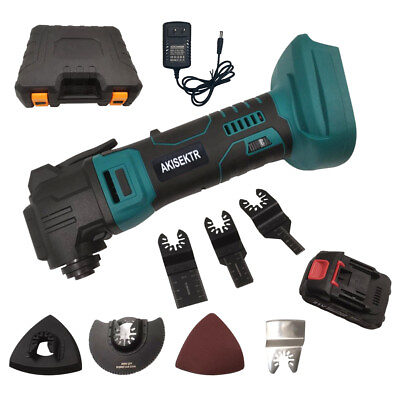 #ad Brushless Cordless Oscillating Multi Tool 6 Speed with Accessories amp; battery US $43.54