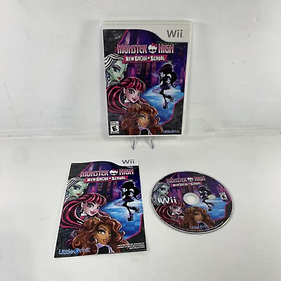#ad Monster High New Ghoul in School Nintendo Wii CIB Tested Complete with Manual $19.77