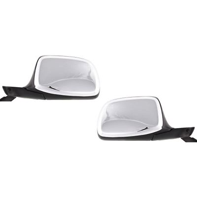 #ad New Chrome Driver amp; Passenger Side Manual Mirror Set For 1992 1996 Ford F 150 $59.49