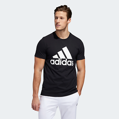 #ad Adidas Men#x27;s Logo Tee Top Athletic Muscle Gym Shirt New With Tags $17.17