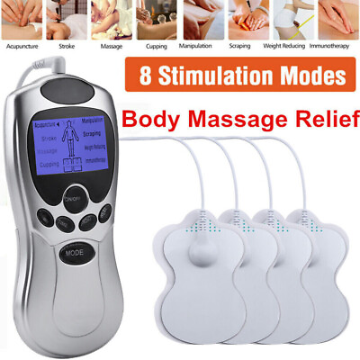 #ad Electric Stimulation Pulse Muscle Massager Tens Unit Machine Therapy Pain Relief $10.35