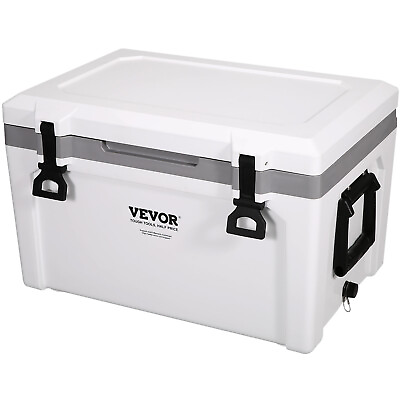 #ad VEVOR Hard Cooler Insulated Portable Cooler 52 Quart 50 Can Capacity Ice Chest $125.99
