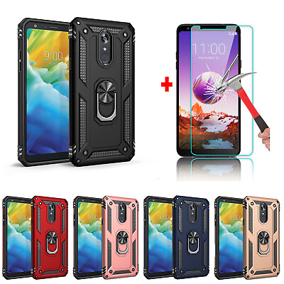 #ad For LG Stylo 5 5 Plus 5v 5x Phone Case Cover Magnetic Support Metal Ring Stand $8.49