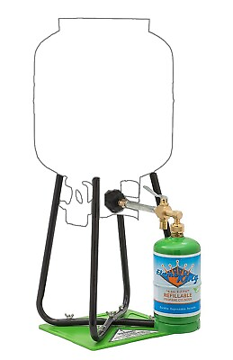 #ad One 1 Lb Refillable Propane Cylinder with Home Refill Adapter Kit $64.95
