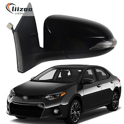 #ad Side View Mirror for Toyota Corolla 2014 2019 Left Driver Side Power Heated Lamp $60.99