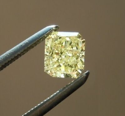#ad Radiant Yellow Loose Moissanite Brilliant Diamond Cut Best For Jewelry 1 3 CT $245.70