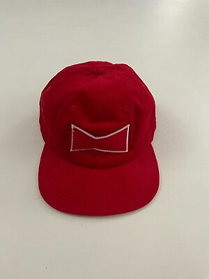 #ad New Adjustable Red Snapback Cap Hat One Size $24.99
