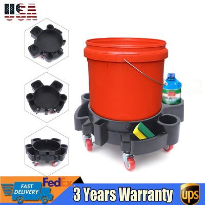 #ad NEW Car Wash Detail For Bucket Detailing Auto Chemical Guys w Universal Pulleys $40.90