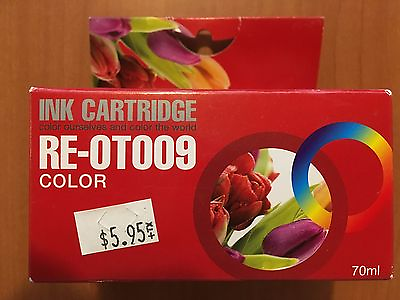 #ad INK CARTRIDGE for EPSON PRINTER RE 0T009 COLOR C $1.99
