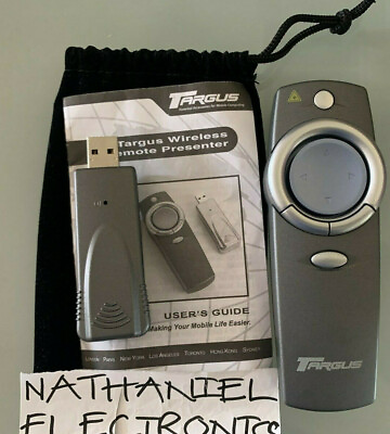 Targus PAUM30U Notebook Wireless Presenter PRE OWNED USED LESS THAN A HANDFULL $15.00