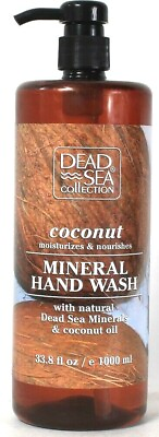 #ad 1 Bottle Dead Sea Collection 33.8 Oz Coconut Oil Moisturizing Mineral Hand Wash $14.99