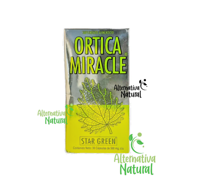 #ad ORTICA MIRACLE 30 tabs de 500mg $21.90