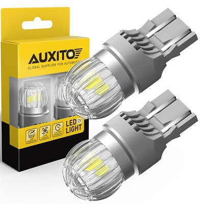 #ad 2X 7443 7440 W21W T20 LED Reverse Backup Lights Brake Tail Stop Parking Bulbs $13.99
