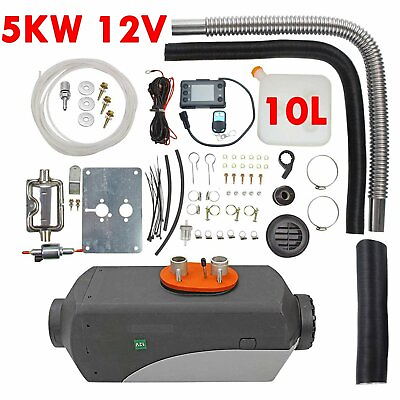 #ad 5KW Air Diesel Heater 12V Car Boat Truck Quiet Parking Heater w LCD Switch $119.99