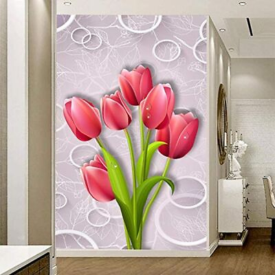 #ad 3D Design Elegant Floral Wall Sticker For Home Decoration $65.37