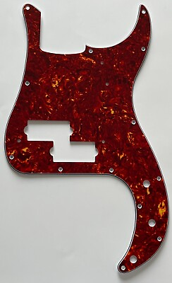 #ad For Fit Fender #x27;62 Precision P Bass Style Guitar Pickguard 4 Ply Red Tortoise $22.99