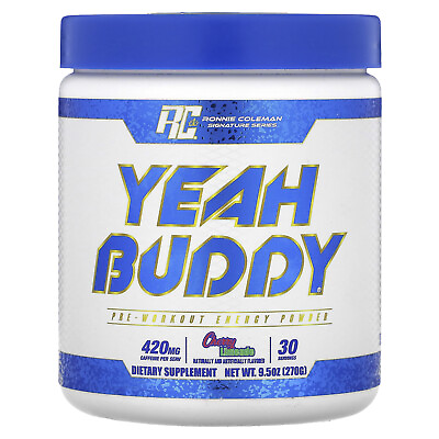#ad #ad Signature Series Yeah Buddy Pre Workout Energy Powder Cherry Limeade 9.5 oz $23.61