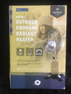 #ad Stansport Portable Outdoor Propane Infrared Radiant Heater Black One Size $59.95