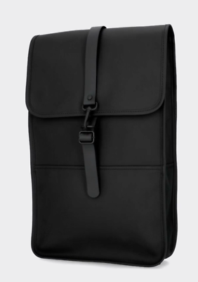 #ad Rains Black Backpack $75.00