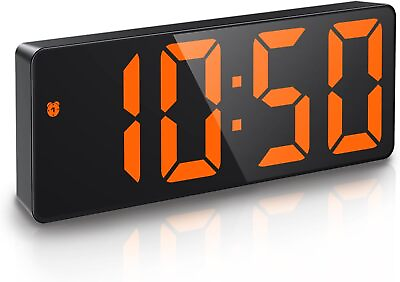 #ad Sharp Electric Digital Alarm Clock LED Large Display Battery Backup Snooze $16.99