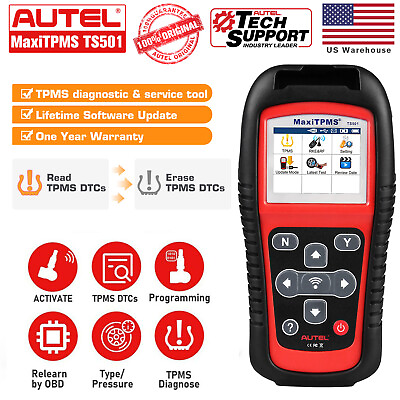 #ad Autel MaxiTPMS TS501 TPMS Car Tire Pressure Sensor Diagnostic Reset Scan Tool US $199.00