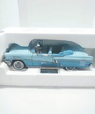 #ad Sun Star 1956 Mercury Montclair Niagara Blue Convertible 1:18 Diecast Car $149.99