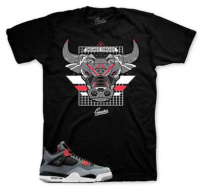 #ad Shirt To Match Jordan 4 Infrared Volt Infrabull Sneaker Tees $23.99