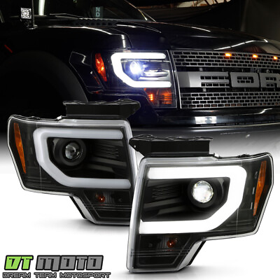 #ad 2013 2014 Ford F150 HID Type Upgrade LED Tube Built In LED Projector Headlights $468.99