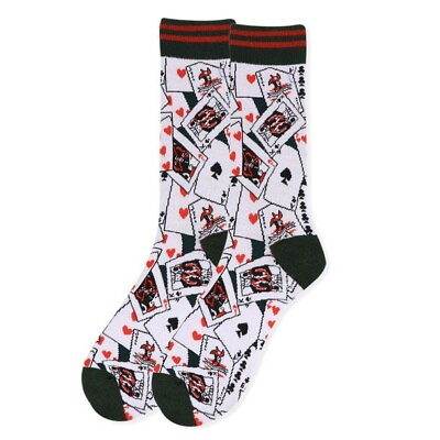 #ad Card Novelty Socks Mens Playing Card Socks Novelty Socks $5.98