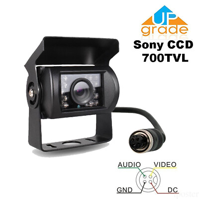 #ad 18 IR LEDs Metal Case Reversing Camera 700TVL Sony CCD image sensor For Truck $28.99